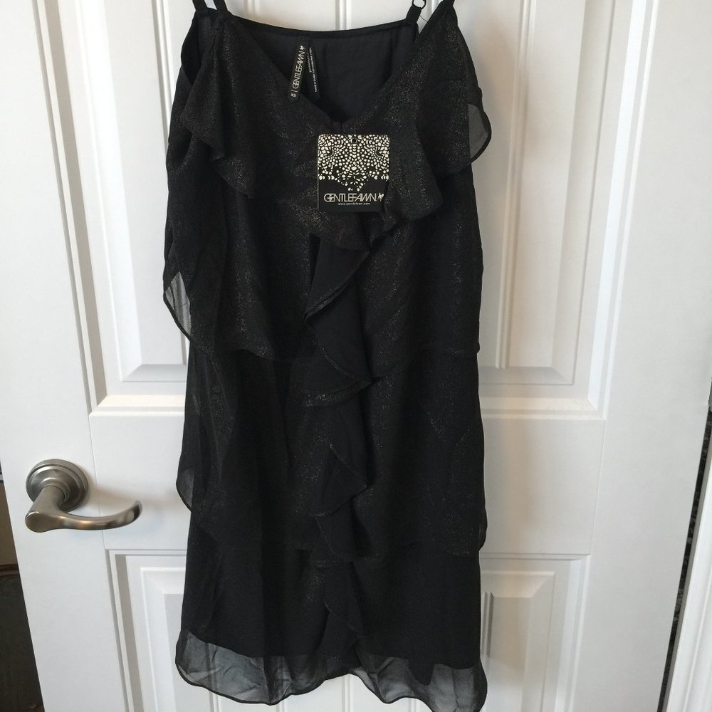 GENTLE FAWN LAYERED MINI DRESS-NEW WITH TAGS
